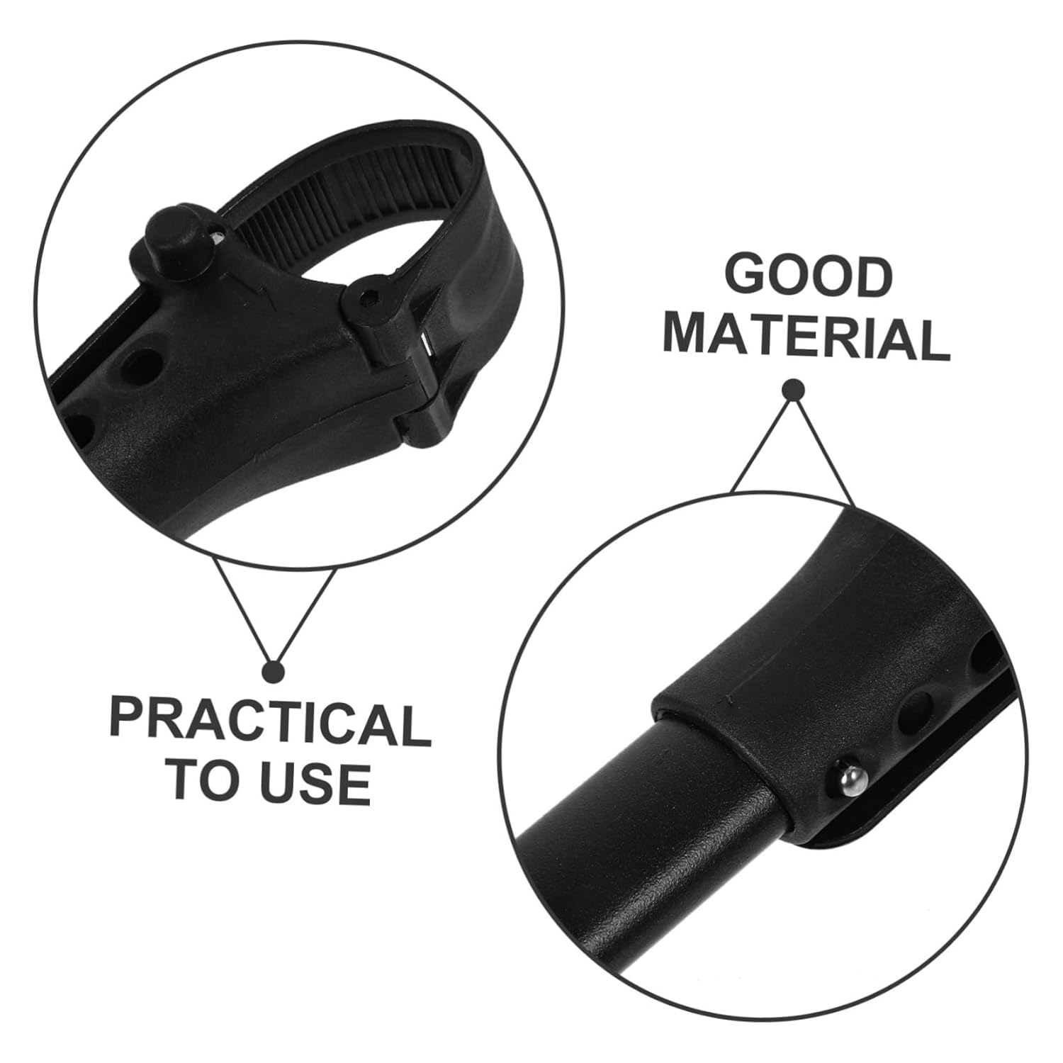 Generic 2pcs Xonnect Buggy Together Aluminum Black for Newborns Stroller Connector Outdoor Stroller Pram Connector