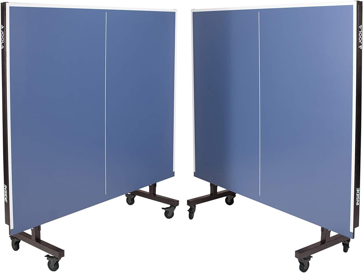 JOOLA Inside - Professional MDF Indoor Table Tennis Table with Quick Clamp Ping Pong Net and Post Set - 10 Minute Easy Assembly - Ping Pong Table with Single Player Playback Mode