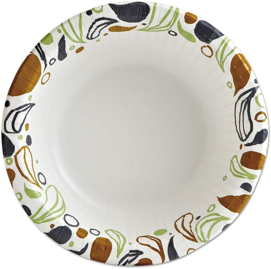Boardwalk DEER12BOWL Deerfield Printed Paper Bowl, 12 Oz, 50 Bowls/Pack, 20 Packs/Carton