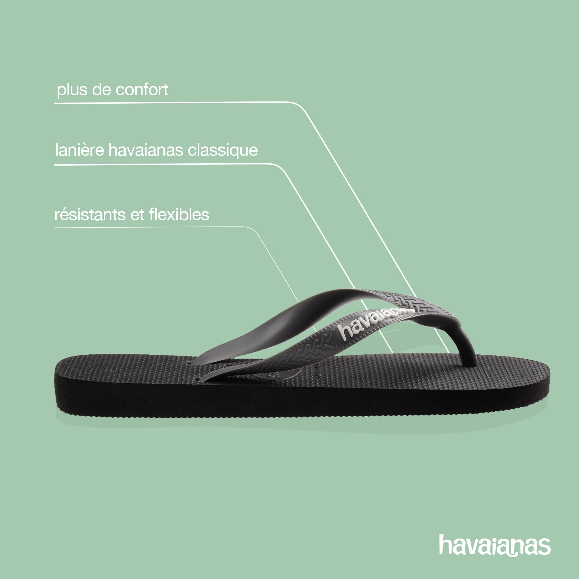 Havaianas Top Logo Pop Up Mixte Tongs