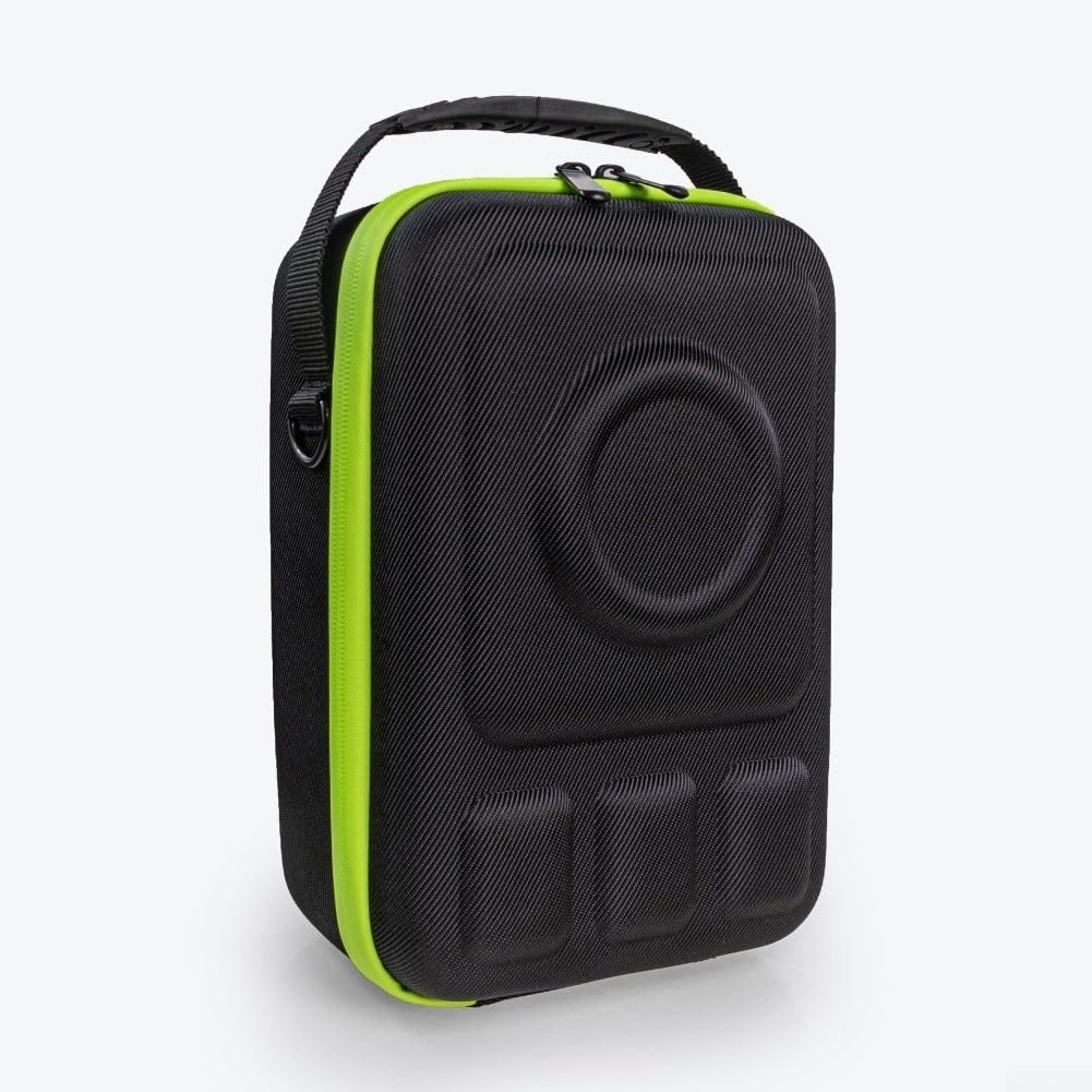 Sac pour appareil photo numérique pour EOS Mirrorless e, étui compact en EVA imperméable avec bandoulière, protection complète pour voyages et randonnées, noir (vert)