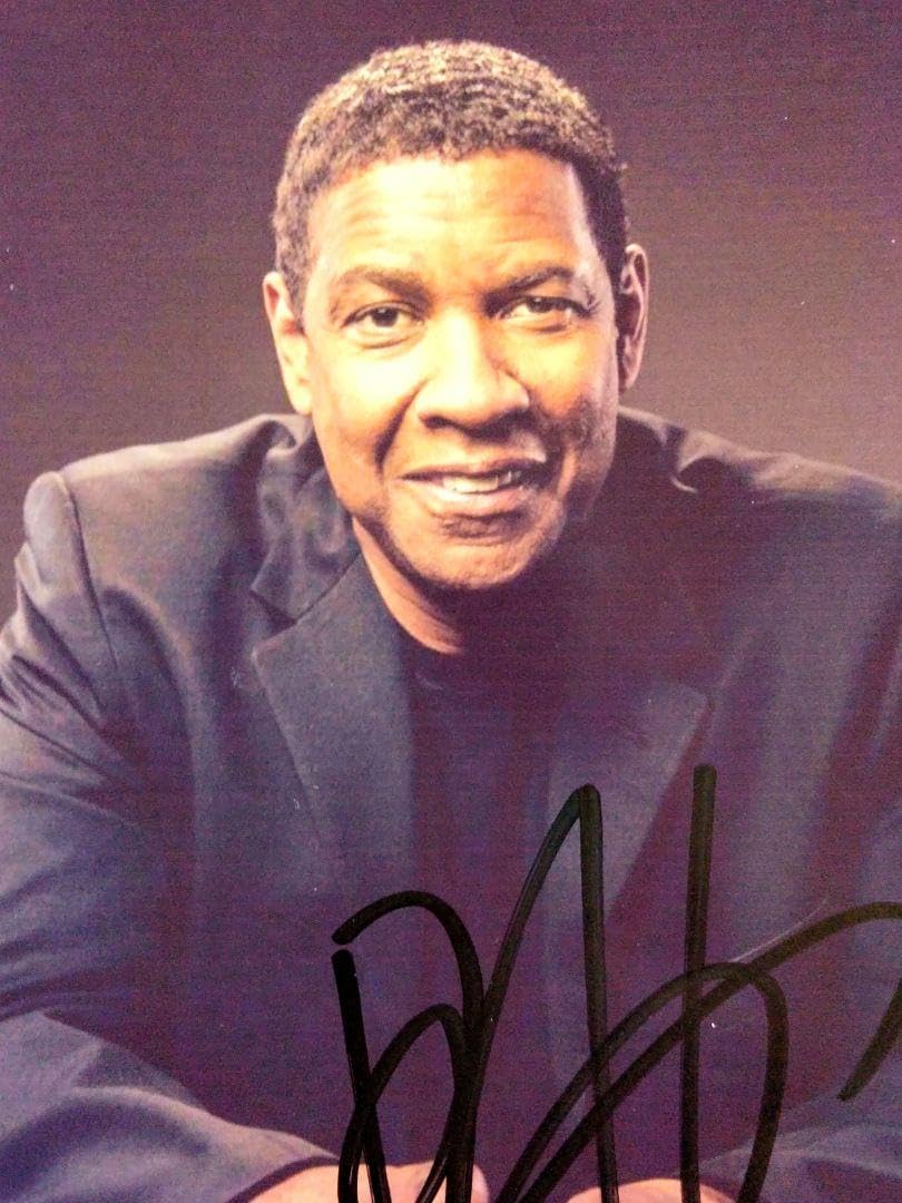 デンゼル・ワシントン直筆サイン入り2Lサイズ写真‥イコライザー 【公式