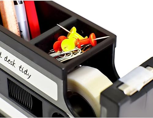 Miniatura 2 de Dispensador de cinta de casete, soporte para bolígrafo, jarrón, olla, papelería, escritorio, contenedor ordenado, oficina, suministros de papelería,