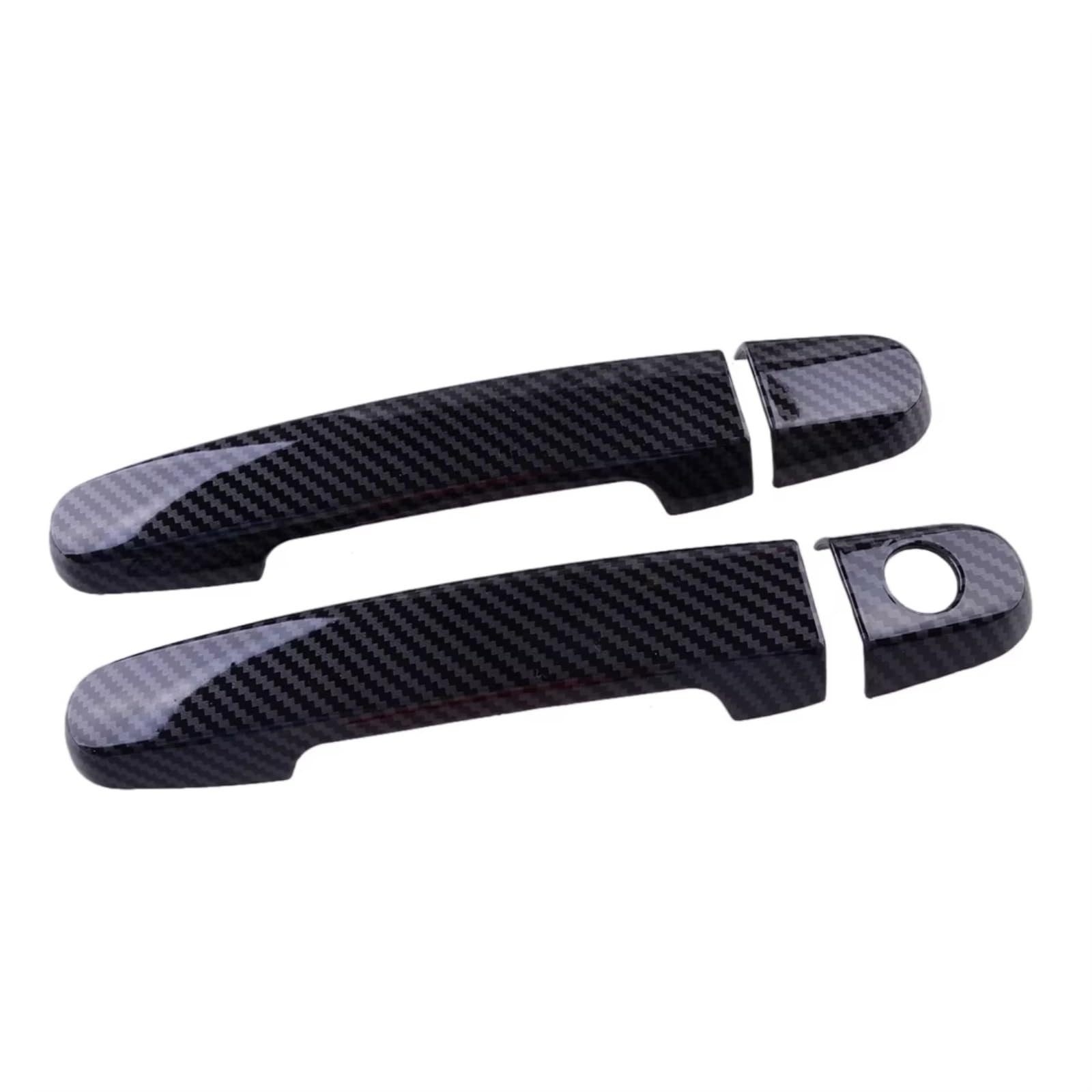 JJRFVBGT Door Handle Trim Compatible with Scion TC Hatchback 2011 2012 2013 2014 2015 2016 ABS Side Trim Carbon Car Exterior Door Handle Housing