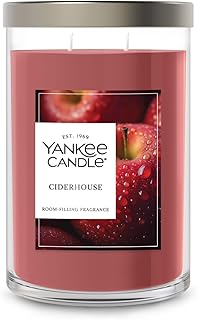 Large Tumbler Scented Candle with up to 80 Hour Burn Time, Premium Plant Wax Blend for Consistent Burn, 20 oz Tumbler Candle with Room Filling Fragrance, Ciderhouse