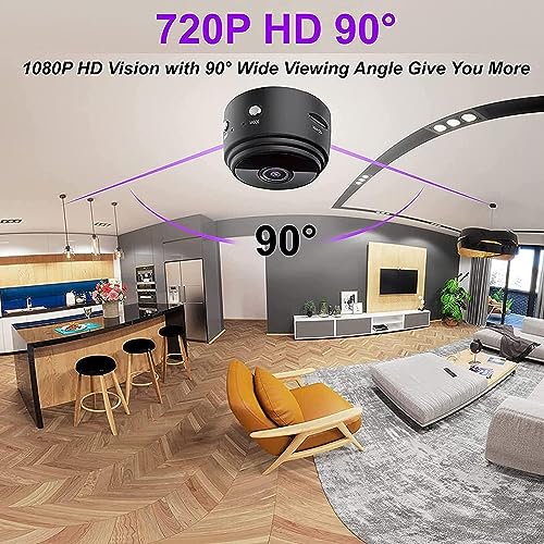 Himank Mini Spy Camera, Wireless Camera 1080P Full Hd With Audio And Video, Hidden Secret Baby Monitor Home Security Surveillance Cam With Night Vision Motion Detection - 6