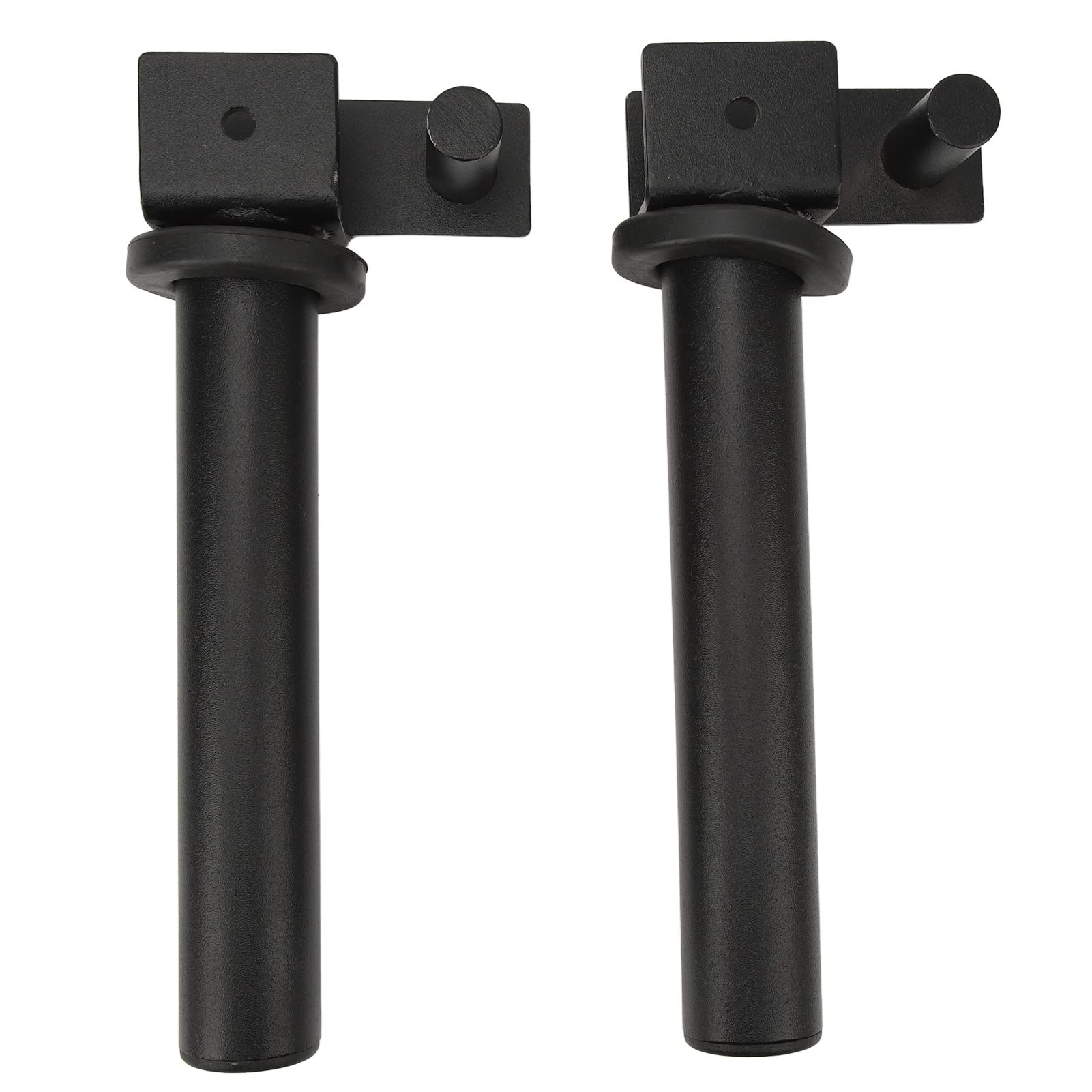 Weight Plate Holder Attachment, Weight Plate Storage Rack Attachment, Power Rack Attachments for Loading and Unloading Weight Plates, Iron and Rubber