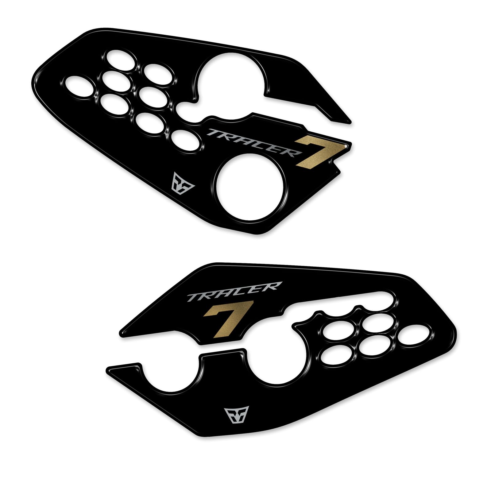 Resin Bike Adesivi Protettivi Per Serbatoio Yamaha Tracer 7 GT (2021-24) – Oro, Effetto 3D, Made In Italy