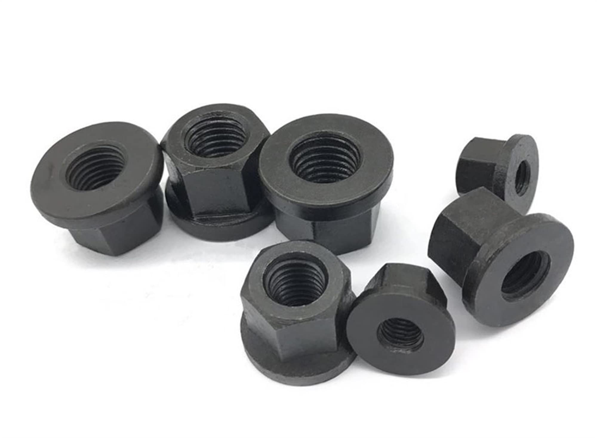 YANGQI yaoqijie Dado a Vite per Guarnizione Flangia M8 M10 M12 M14 M16 45# 10 Doce di Morsetto d'Acciaio Lasting (Size : M16)