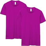 American Apparel Mens Fine Jersey Crewneck Short Sleeve T-Shirt, 2-packT-Shirt
