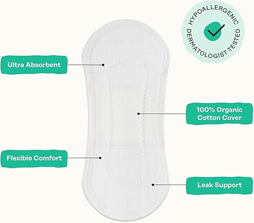 Miniatura 5 de The Honey Pot Company Everyday Panty Liners (30 unidades), despensas de algodón limpio con infusión de hierbas, cuidado femenino y menstrual