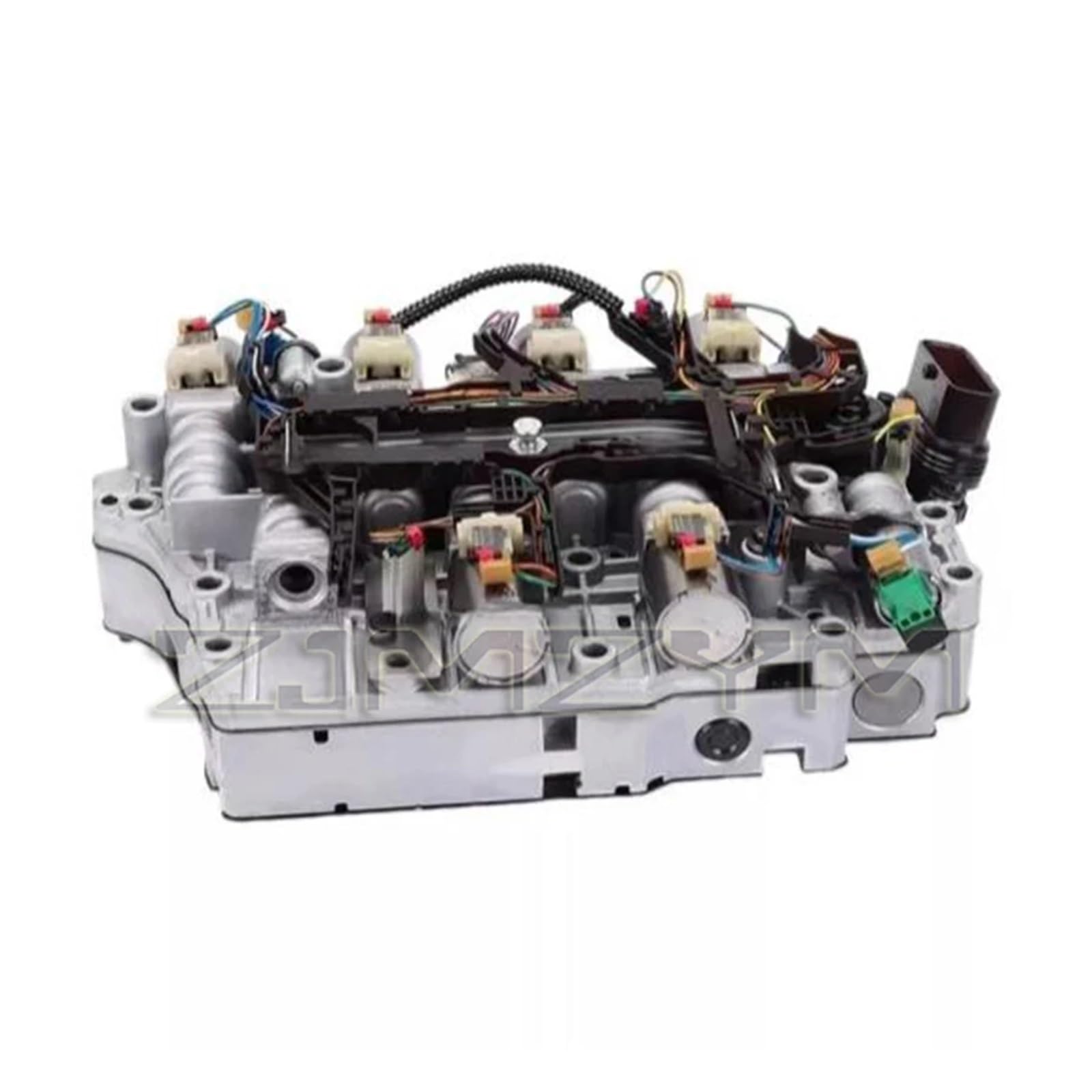Cuerpo de válvulas de control del circuito de aceite de la transmisión automática de 8 velocidades 8F35 con solenoide y arnés de cableado compatible con piezas de automóviles FORD