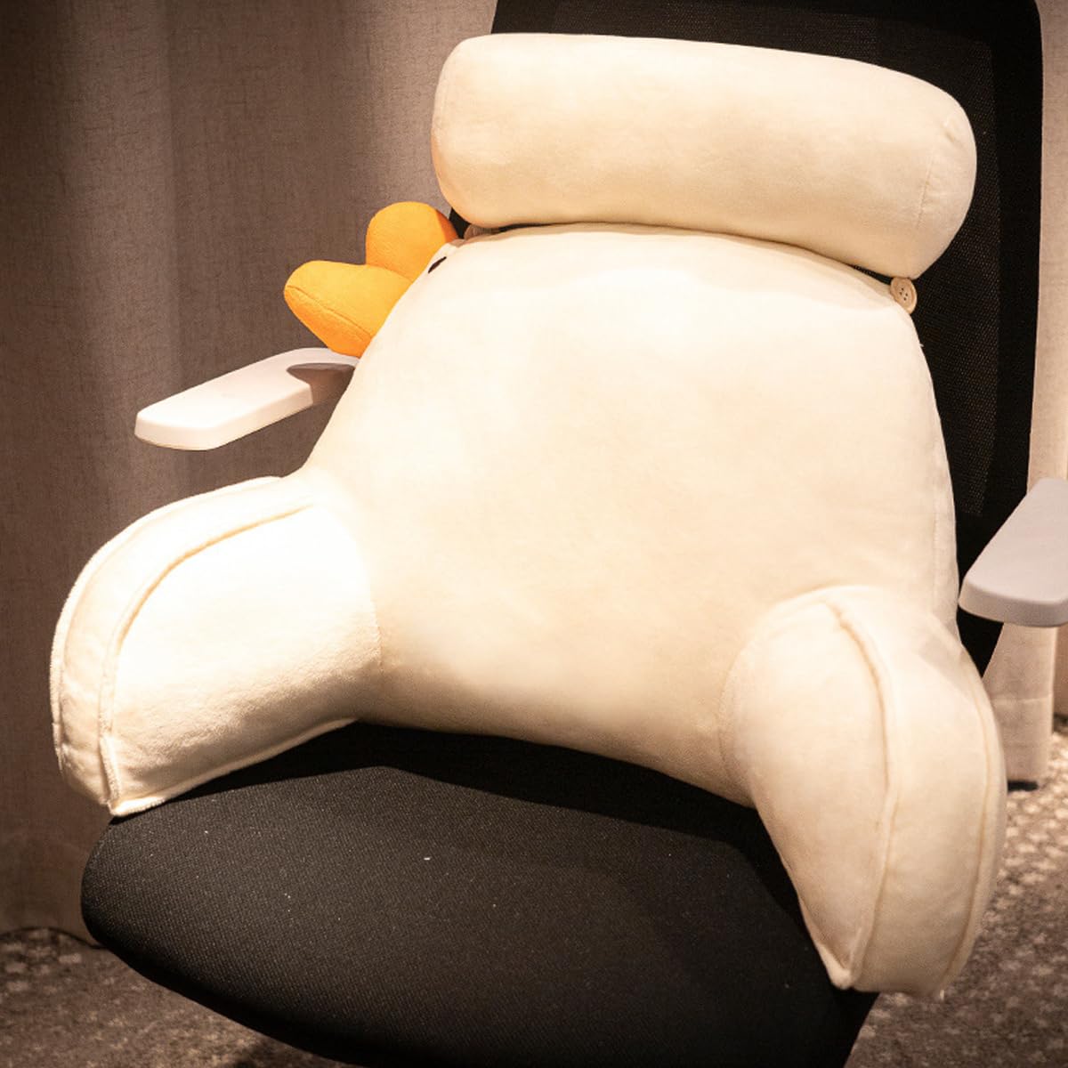 Kids Girls Reading Pillow for Bed Back Rest Pillow for Sitting in Bed with Arms Cartoon Backrest Pillows Sofa Cuddle Cushion Backrest Support Rest Pillow for Reading Relaxing (Size:70×40cm,Color:D)