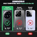 TheGiftKart Tough Armor Bumper Back Cover Case for Xiaomi 15 Ultra 5G | Kickstand & Ring Holder | 360 Degree Protection Back Cover Case for Xiaomi 15 Ultra 5G (PC & TPU, Rotating Camera Cover, Black) gallery image