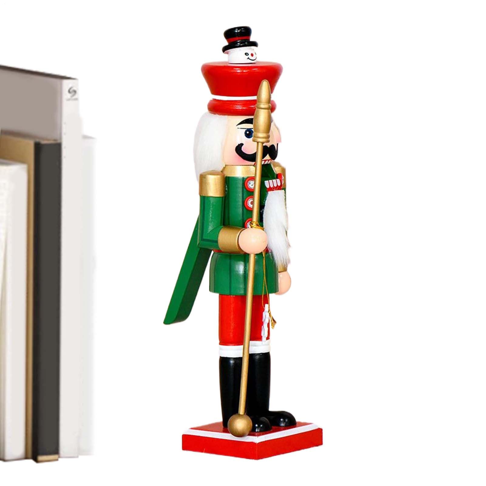 Casse-noisette de Noël pour cheminée et bibliothèque de salon