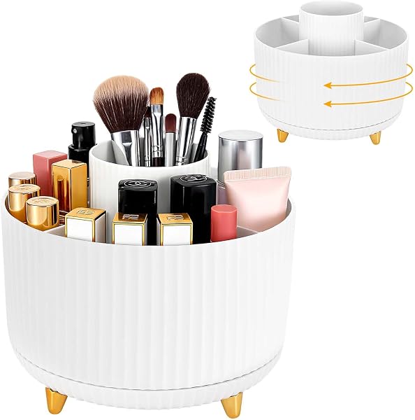 Staranry organizer girevole per pennelli trucco
