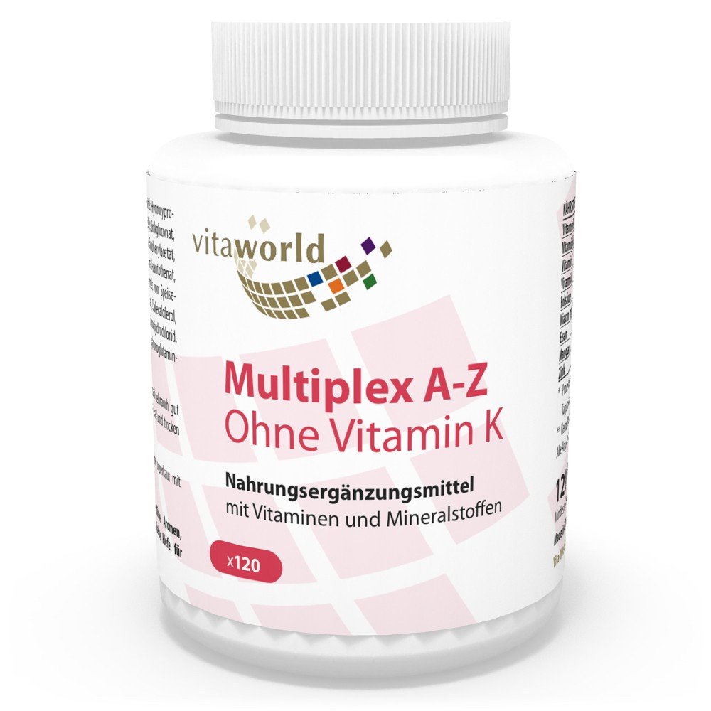 Multivitamin AZ Without Vitamin K 120 Capsules German Pharmacy