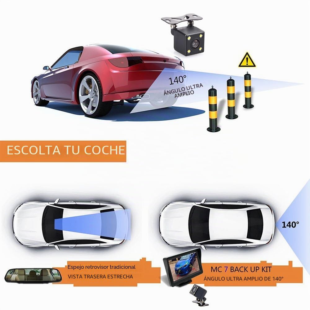 Cámara de visión posterior visión trasera impermeable imagen de la viruta cámara de visión trasera para Land Cruiser 120 Series Prado 2002-2009