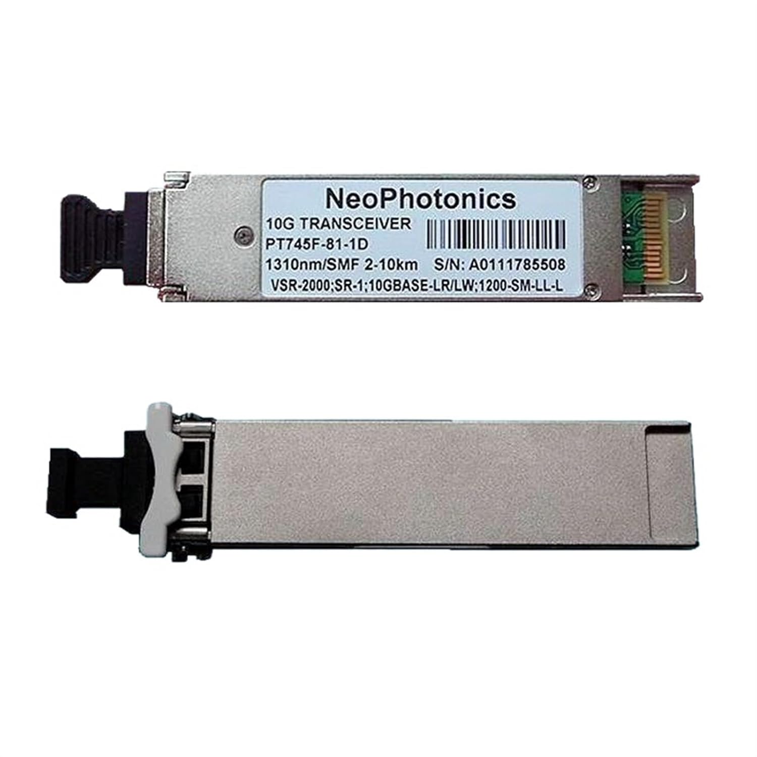 PT745F-81-1D Fiber Optic Module XFP 10G 1310nm 10km 10G Single Mode Dual Fiber