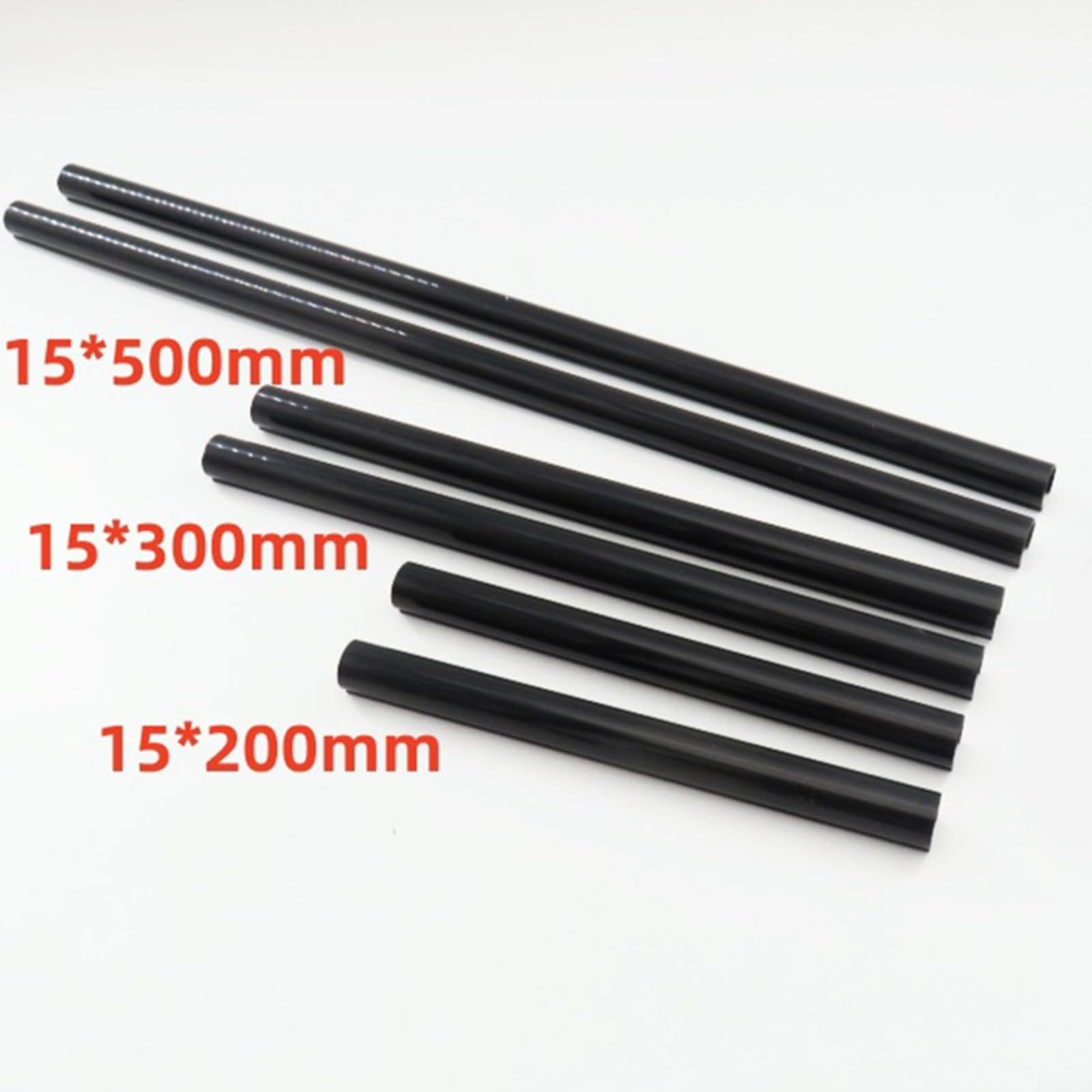 Produktbild von WIIYENA Heizungsrohr-Verkleidung 4er-Set – Zuschneidbare Rohrabdeckung Für Heizkörperrohre, 15 Mm Ø, Wählbare Länge 200/300/500 Mm, Schwarz Oder Weiß