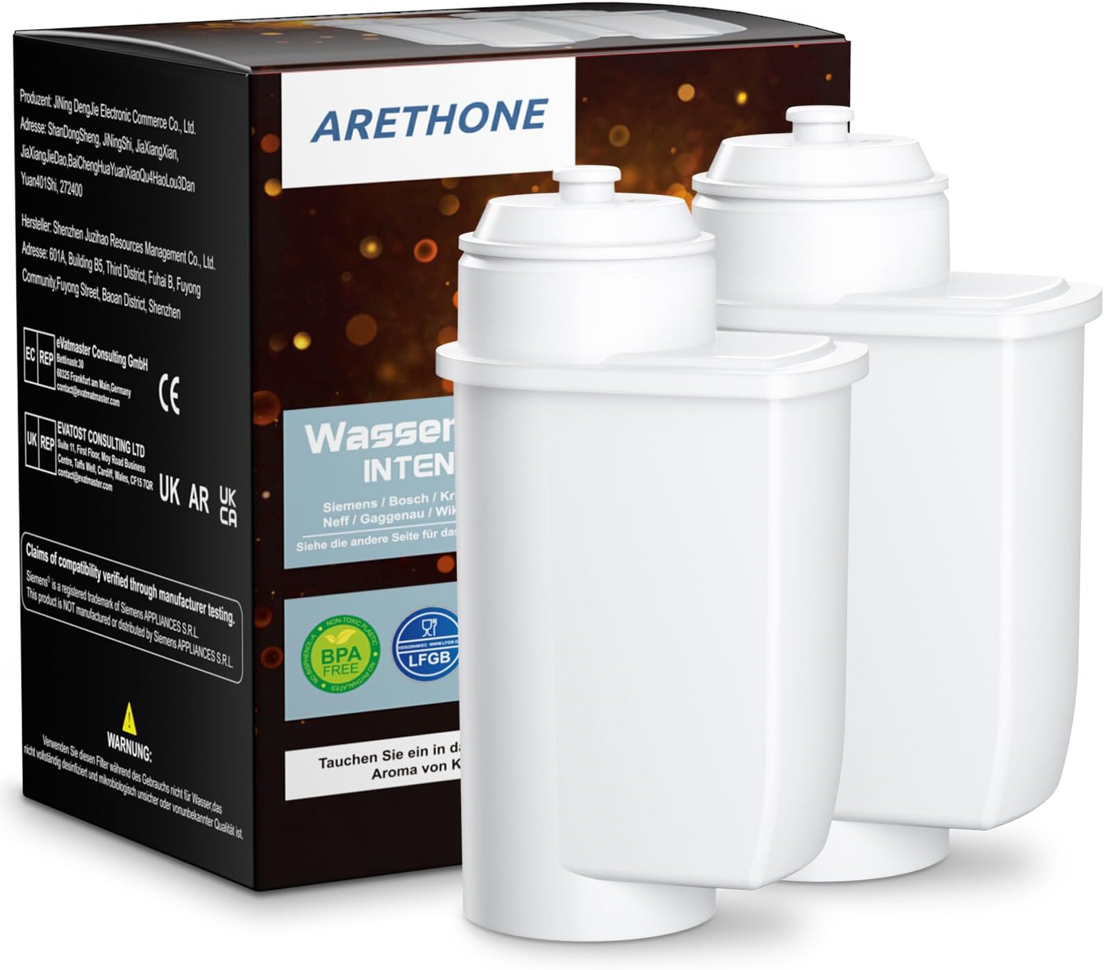Brita Intenza Wasserfilter Siemens Waterdrop Ersatzfilter Für Siemens EQ6, EQ9, Bosch TCZ7003 Siemens Eq6 Plus S300 Ersatzteile