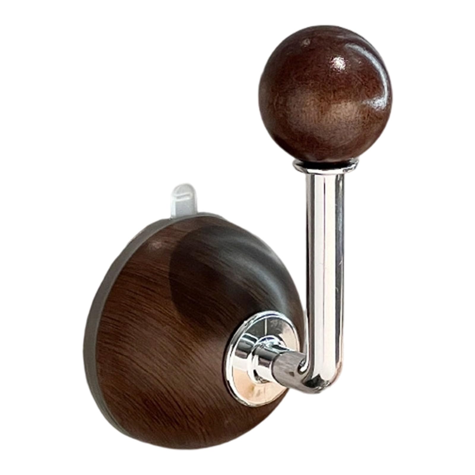 Nucelit Duty Suction Cup Tach Wall Mounts for Bathroom Kitchen Damage-Free Wood Design Wood Suction Cup Hook