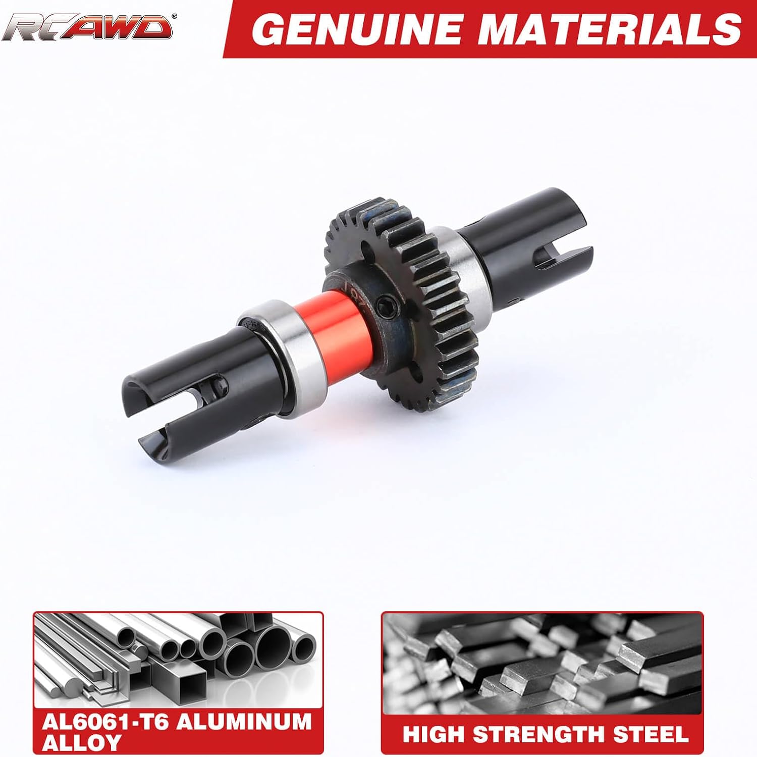 RCAWD 28T Spool Locker Set with 32T 34T Motor Gears for Arrma 1/7 Felony 6S Infraction 6S Limitless Roller Upgrade Parts