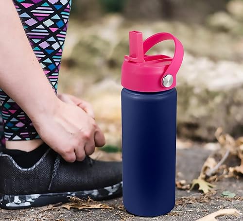 Miniatura 7 de RRegeny Tapa de popote para Hydro Flask de boca ancha de 32, 40 onzas, tapas de popote con mango flexible y popotes compatibles con HydroFlask, tapa