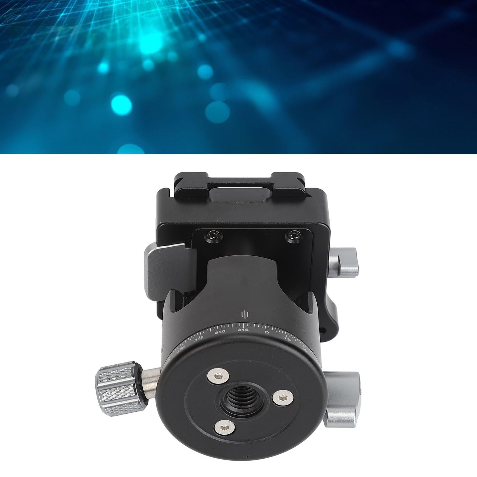 Tripod Ball Head Low Center of 32mm Rotatable Panoramic 8kg Load Bearing Quick Release Plate for Camera