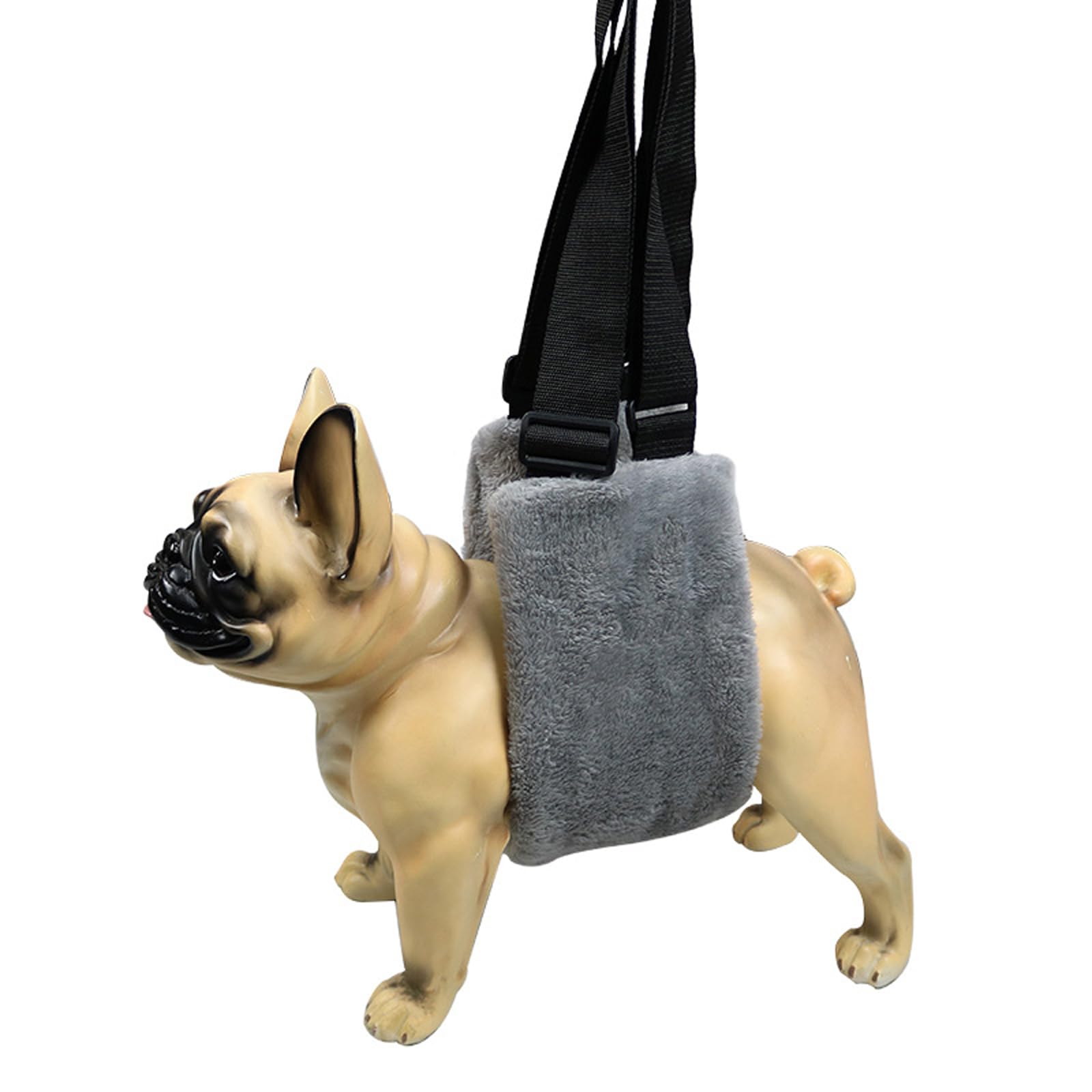 Arnés de elevación para perros, correa de soporte de cadera ajustable para ayuda a la movilidad, material de forro polar para piernas débiles y rehabilitación postoperatoria