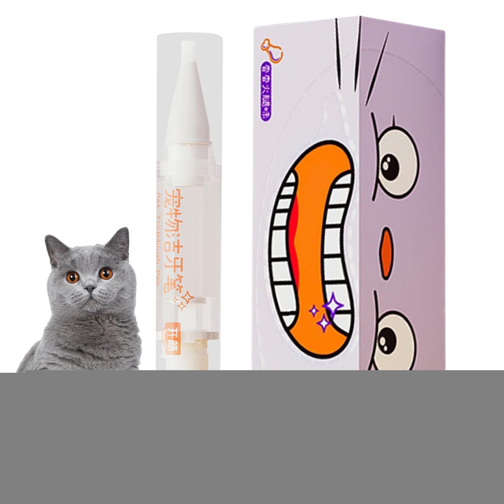 Brosse À Dents Pour Chien | 5ml Nettoyant Dentaire pour Chiens - Fournitures De Santé Animale Pour Toilettage Bain Vétérinaire