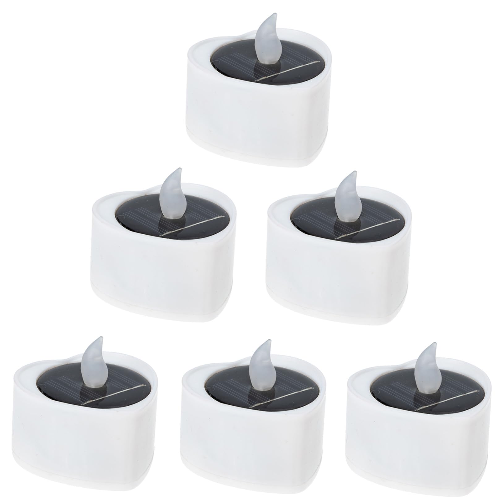 Velas solares LED de té exteriores impermeables pack de 6 unidades 8