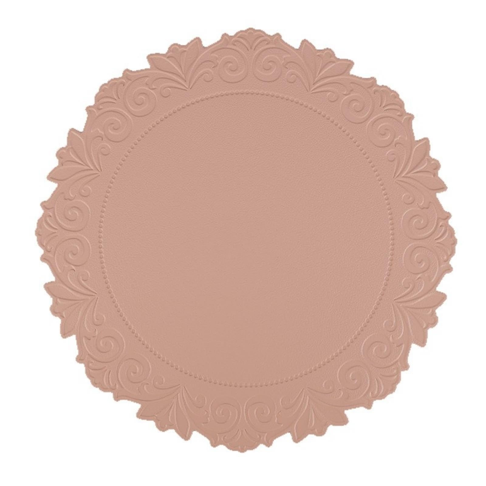 Sets de table roses fleurs bordure 38 cm repas de famille