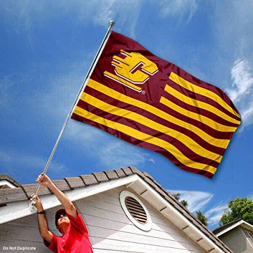 Central Michigan Chippewas Stars and Stripes Nation Flag - Image 2