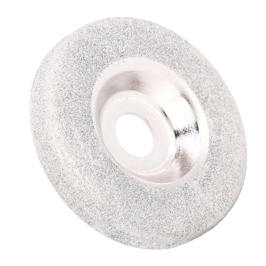 Disco abrasivo de Diamante, Disco de Copa de Diamante Multifuncional de 52 mm, diámetro de 10 mm, Disco abrasivo for carpintería, Amoladora Angular, Herramienta de Tallado y Pulido rotativo.
