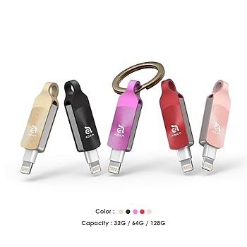 【新品•未使用】ADAM elements  iklips DUO ＋　64GB Amazon | iKlips DUO+ Apple Lightning Flash Drive 64GB Red