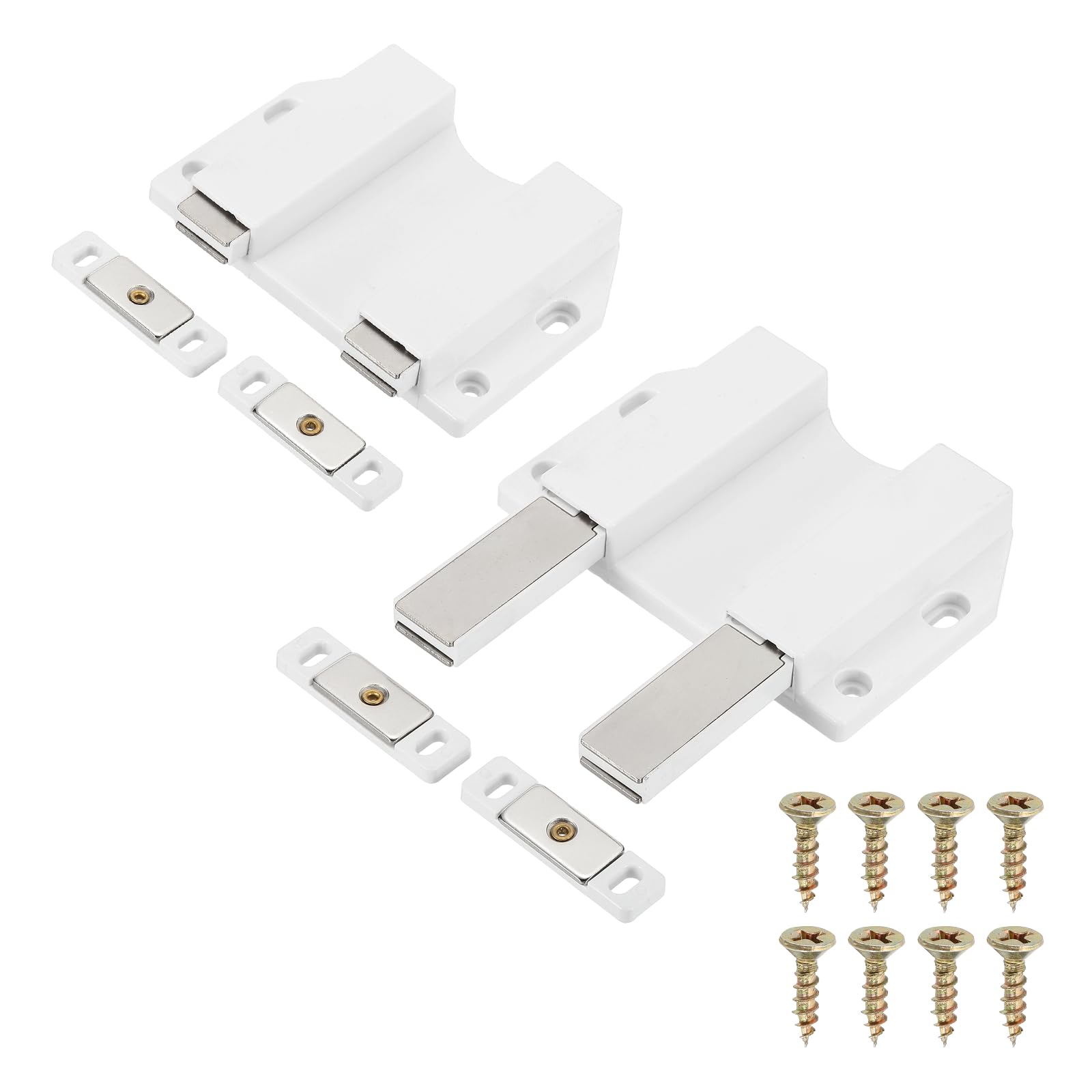 PATIKIL 2 Pcs Magnetic Push Latch