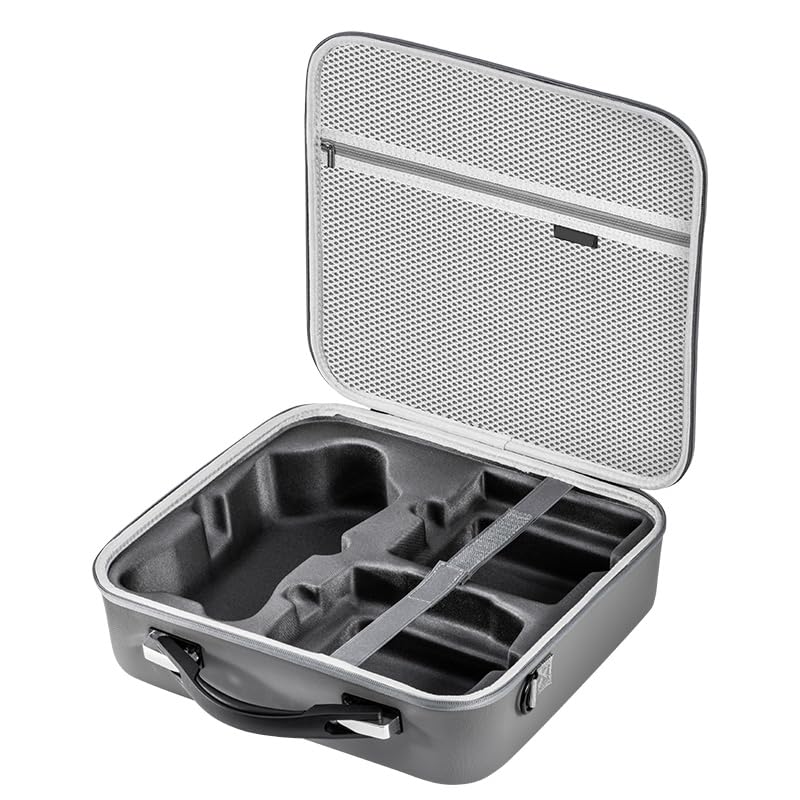 Torba do przechowywania DJI Mavic 4 Pro i pilota DJI RC 2, etui ochronne do drona Mavic 4 Pro z ładowarką i akcesoriami, odporna na wstrząsy torba podróżna na sprzęt drona, szary, Uniseks