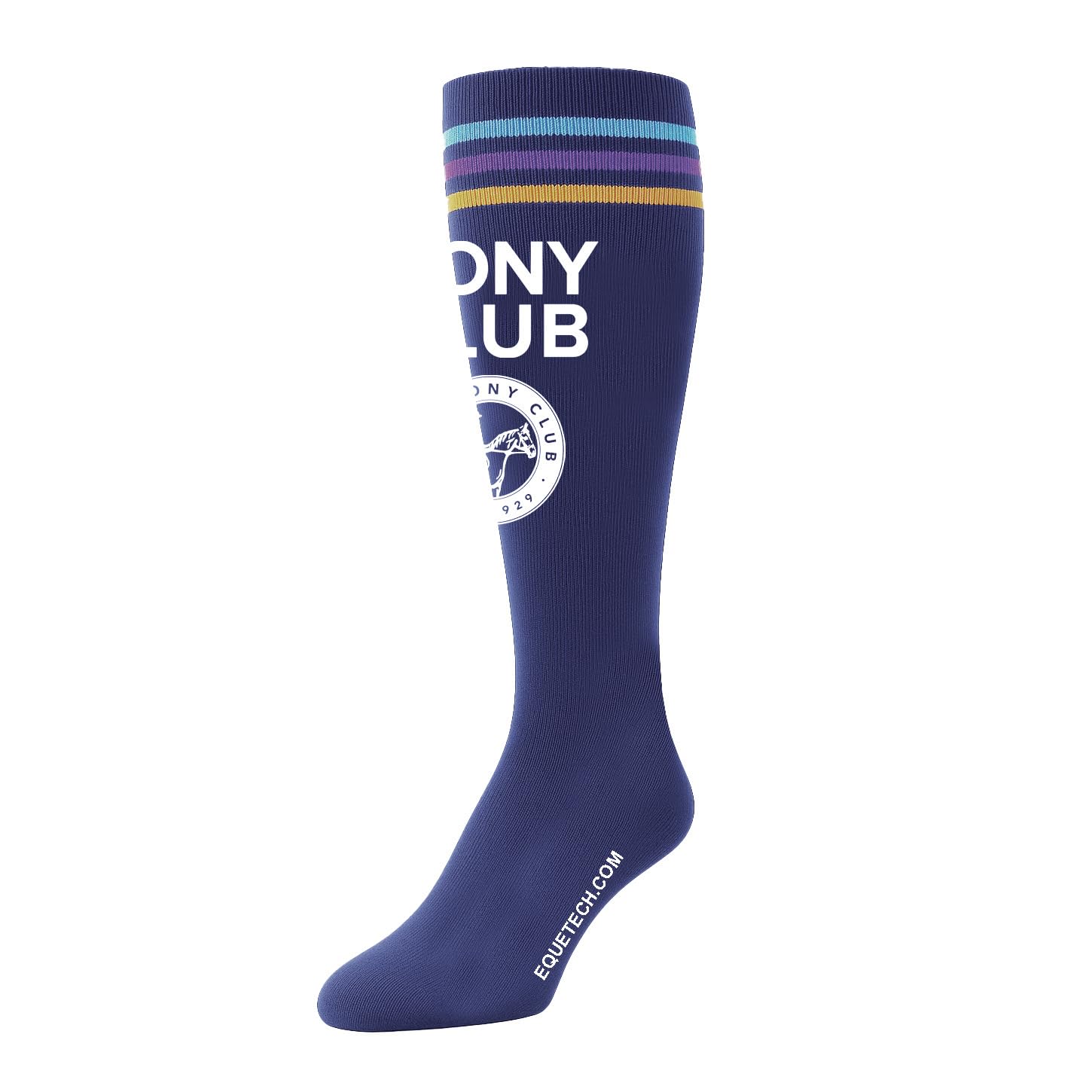 Equetech Junior Official Pony Club Riding Socks (2 Pairs) - UK12-4 / UK4-8 (UK12-4 (junior))