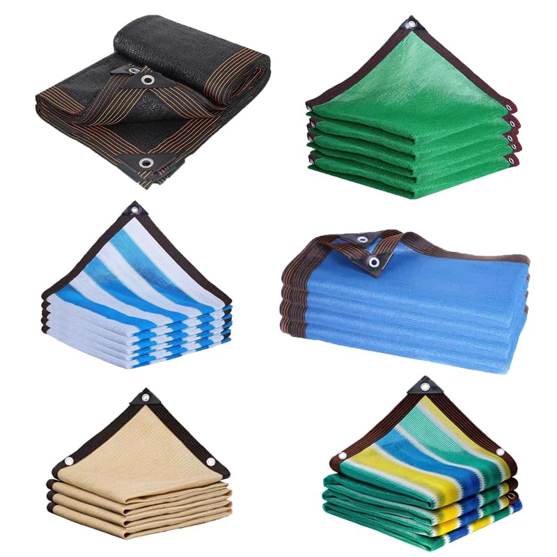 Outdoor Sun Shed HDPE UV Protection Shade Mesh Shade Sail Cloth 12 Needle 80~90% Shade Rate Car Pergola Garage Solar Shade Mesh (Color : Groen, Size : 1m X 4m)