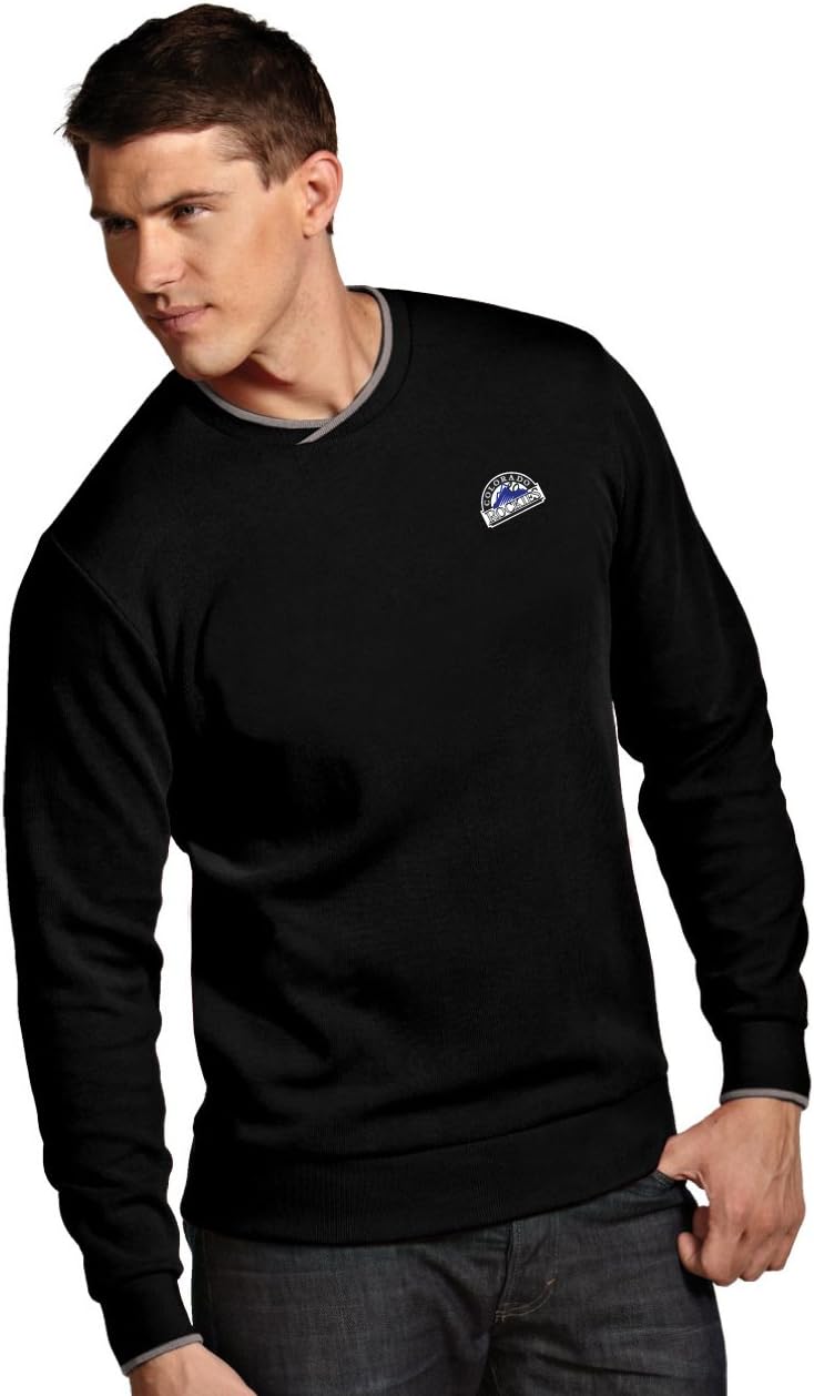 MLB Colorado Rockies Men's Executive Crew Sweater