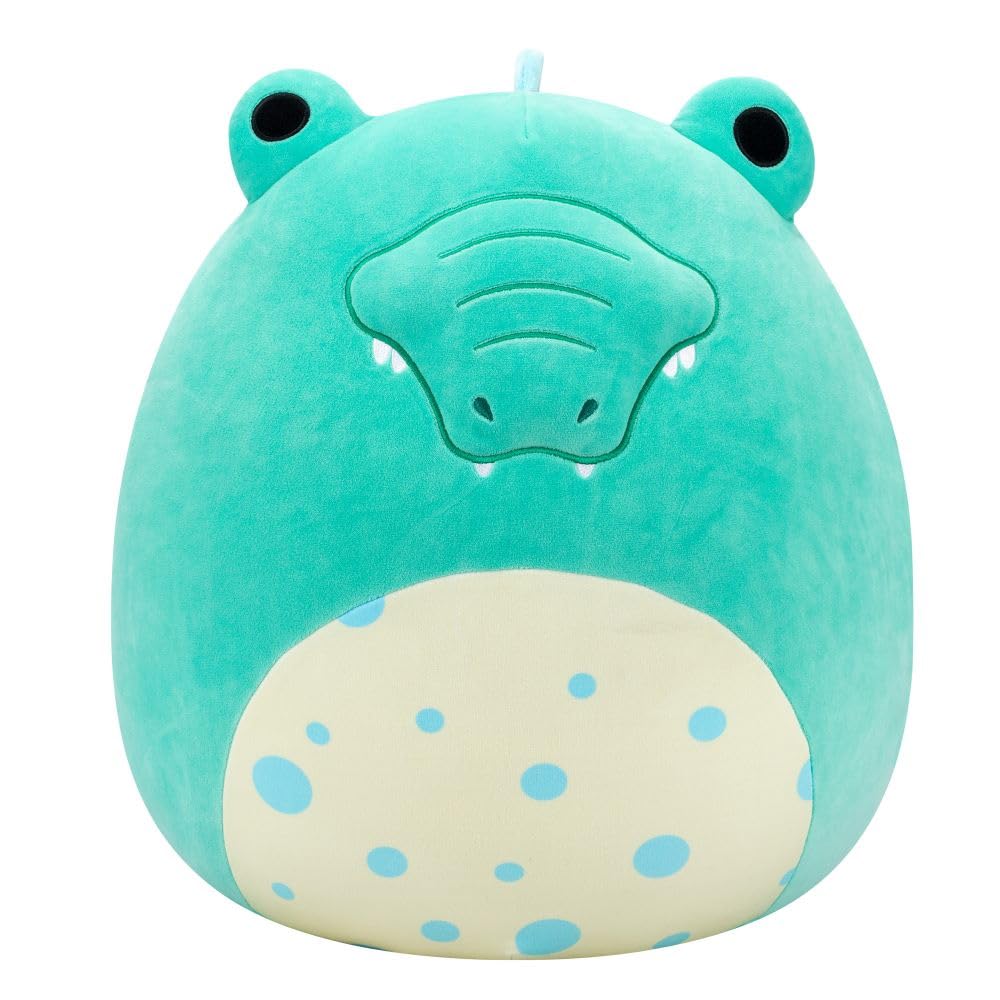 Squishmallows Original 16-Inch Tortuga the Teal Alligator