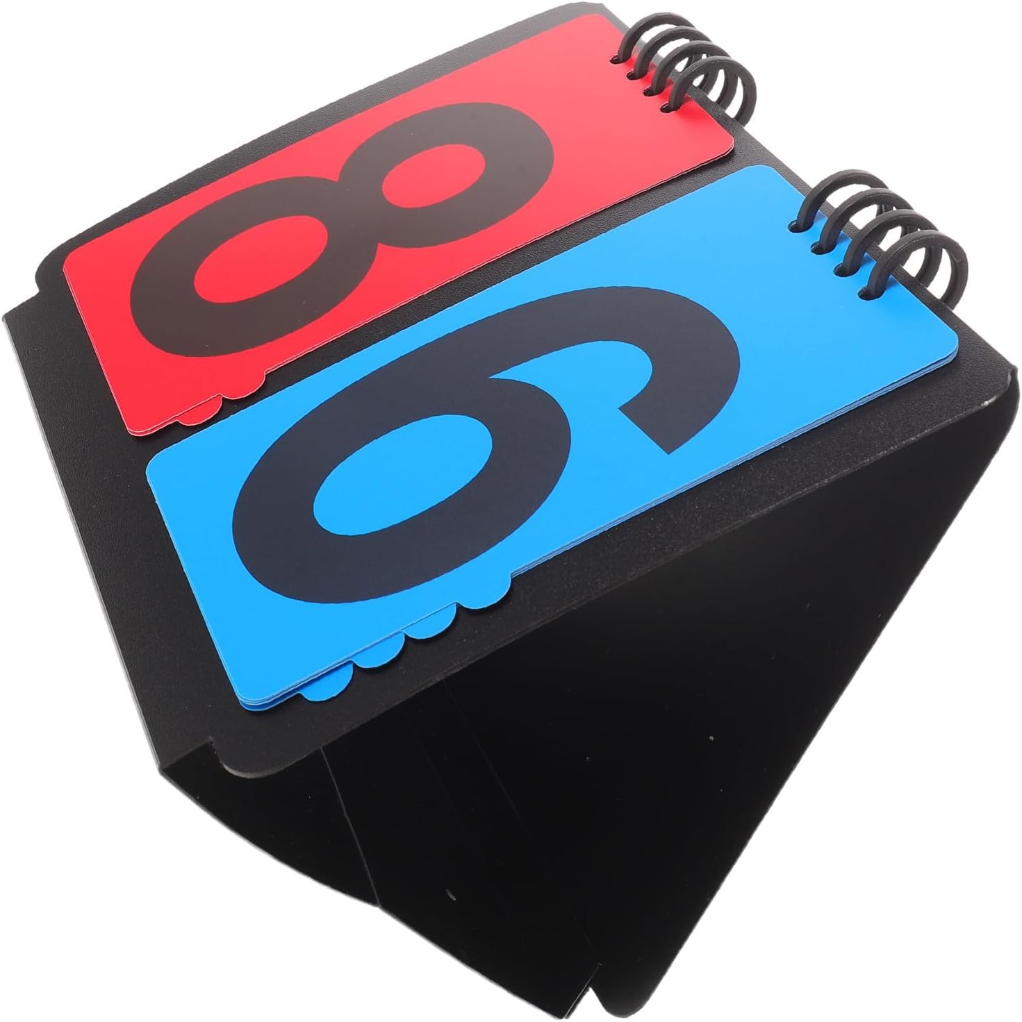 Portable Flip Scoreboard for Basketball and Volleyball with PVC Material, Displays Scores on Both Sides for Practice Fields and Basketball Games, Maximized Visibility Manual Score