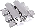 Criditpid Barbeque Boucliers de chaleur pour Dyna-Glo DGF510SBP, DGF493BNP, Plaques thermoformées en acier inoxydable pour grille arrière BY15-101-001-02, BY13-101-001-13, GBC1460W.(5 PCS)