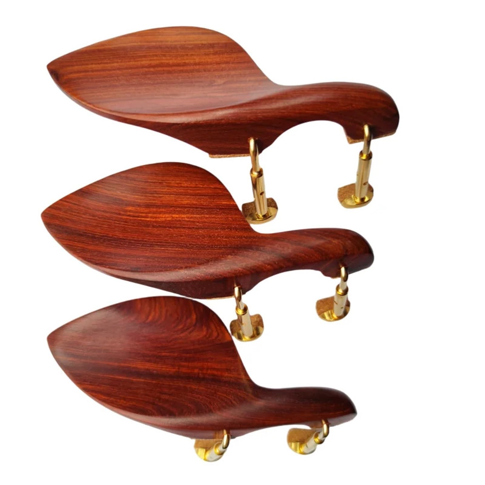 Mentoniera Violino 2 pezzi in legno di rosa for violino mentoniera 4/4 full size installazione vite parti protezione for for