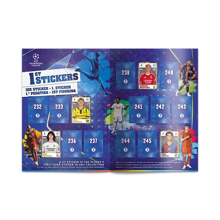 Topps Naklejka UEFA Champions League 24/25 – album na sztywny album – wyłącznie online