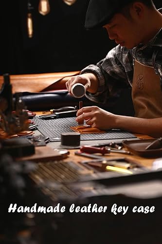 Miniatura 4 de HIBEYO Funda para llavero inteligente de 4 botones para Nissan March Quest Patrol Accesorios con Keychians Keyless Entry Auto Key Cover de cuero