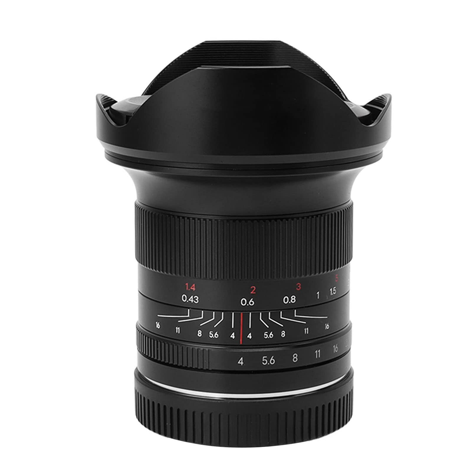 Pełnoklatkowy Szerokokątny Obiektyw 15 Mm F4 z ręczną regulacją Ostrości, Bardzo Szeroki Kąt 114 Stopni z 10 Listkami Przysłony, do Kamer z Mocowaniem E
