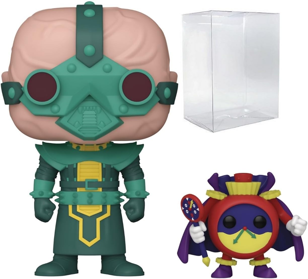 POP Yu-Gi-Oh! - Jinzo with Time Wizard Specialty Series Exclusive Funko Vinyl Figure (Bundled with Compatible Box Protector Case), Multicolor, 3.75 inches