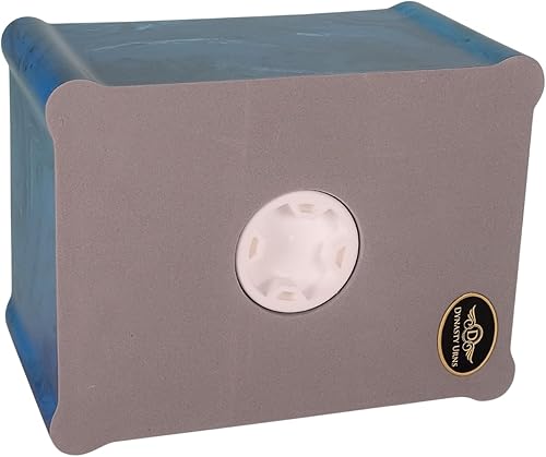 Miniatura 5 de Urna de cremación de mármol cultivado Claremont azul cobalto con grabado personalizado, tamaño adulto, urnas de cremación para cenizas humanas,